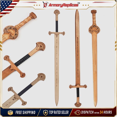 Medieval wooden training sword - medieval,