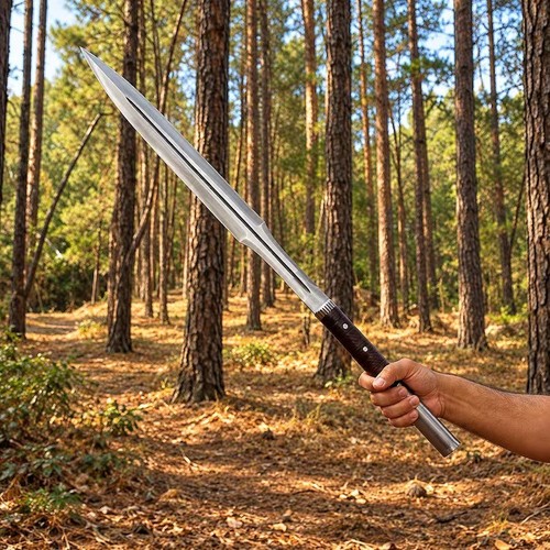 Handmade forged steel spear - steel,