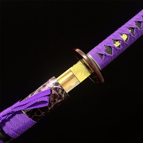 Samurai katana sword - sword, purple